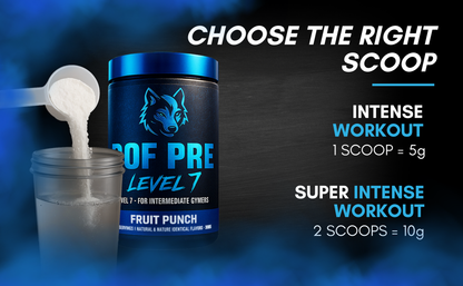 ROF Pre-Workout – Level 7 (Fruit Punch Flavor)