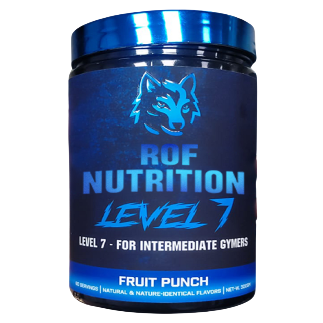 ROF Pre-Workout – Level 7 (Blueberry Flavor)