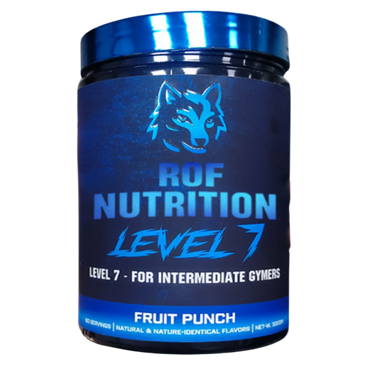 ROF Pre-Workout – Level 7 (Blueberry Flavor)