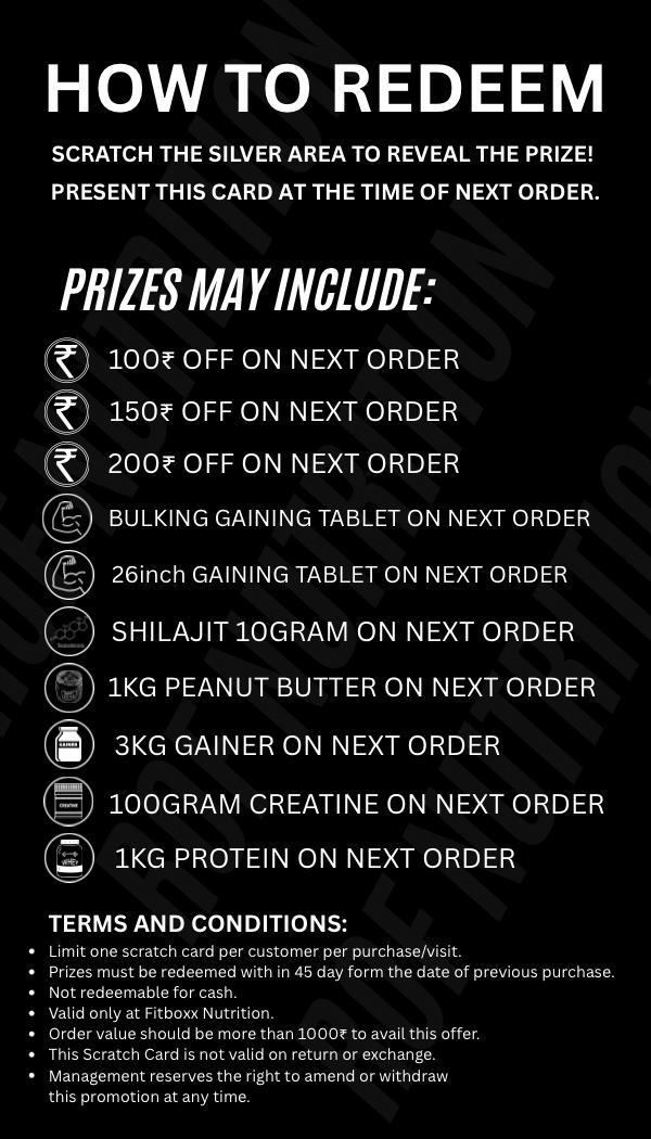 Scratch card back